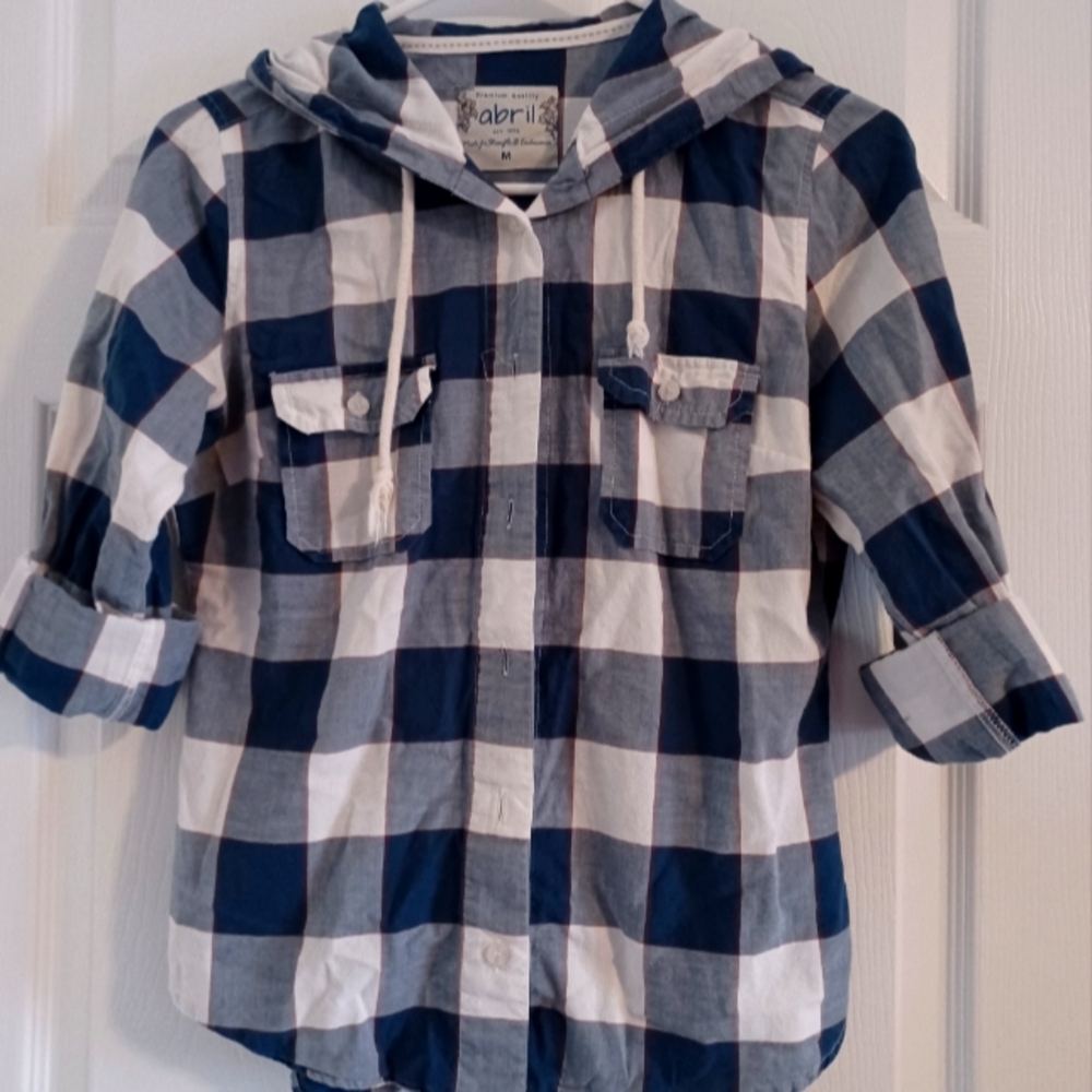 Hooded flannel
